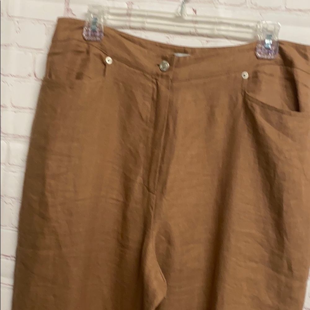 Jillian Jones cinnamon linen pants